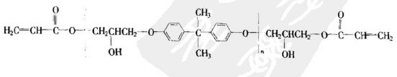 乙烯基酯樹脂化學結構式